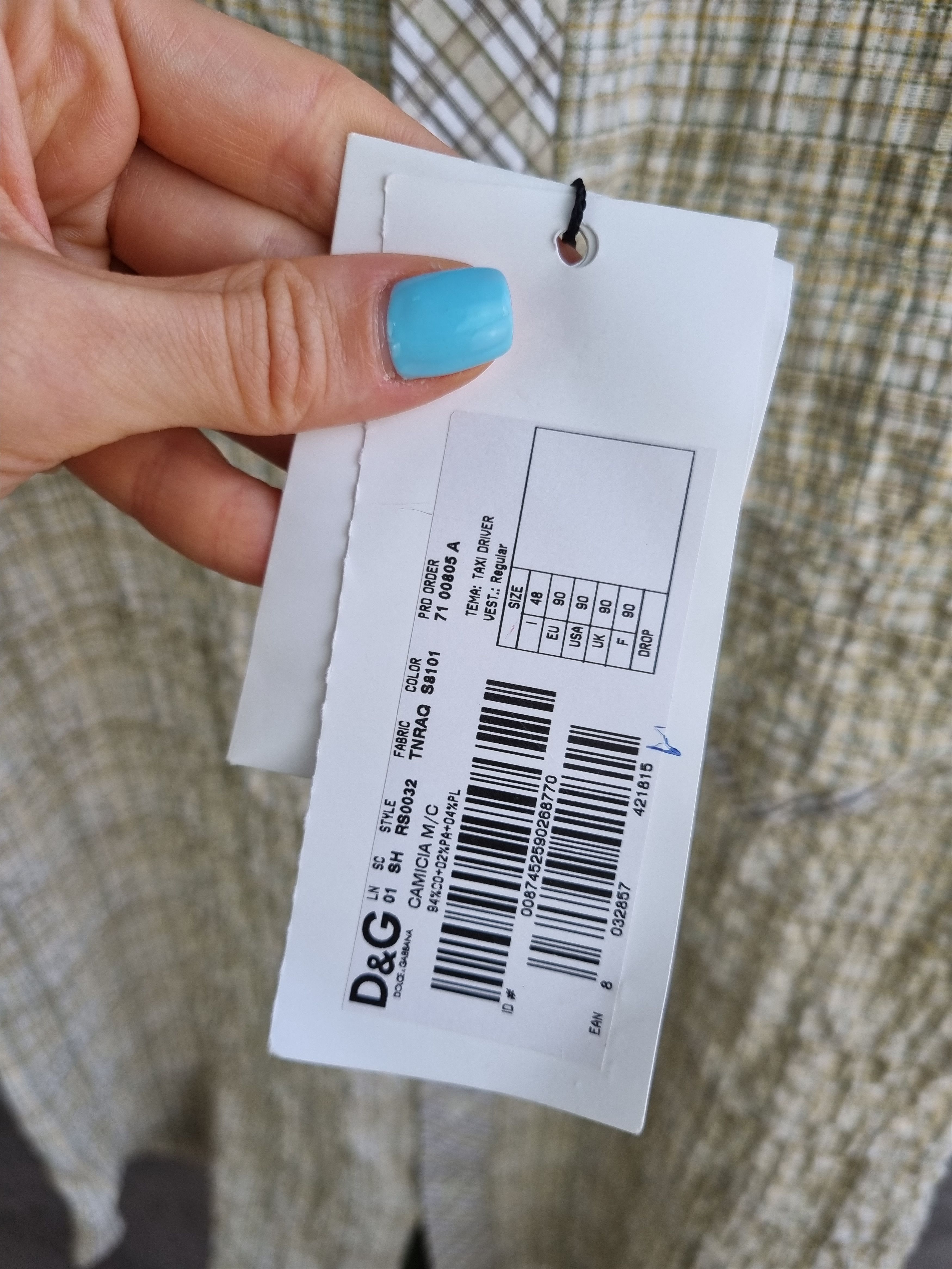 Dolce & Gabbana × Seditionaries NWT Dolce Gabbana Plaid Splay Fabric Camicia Shirt Size US M / EU 48-50 / 2 - 8 Thumbnail