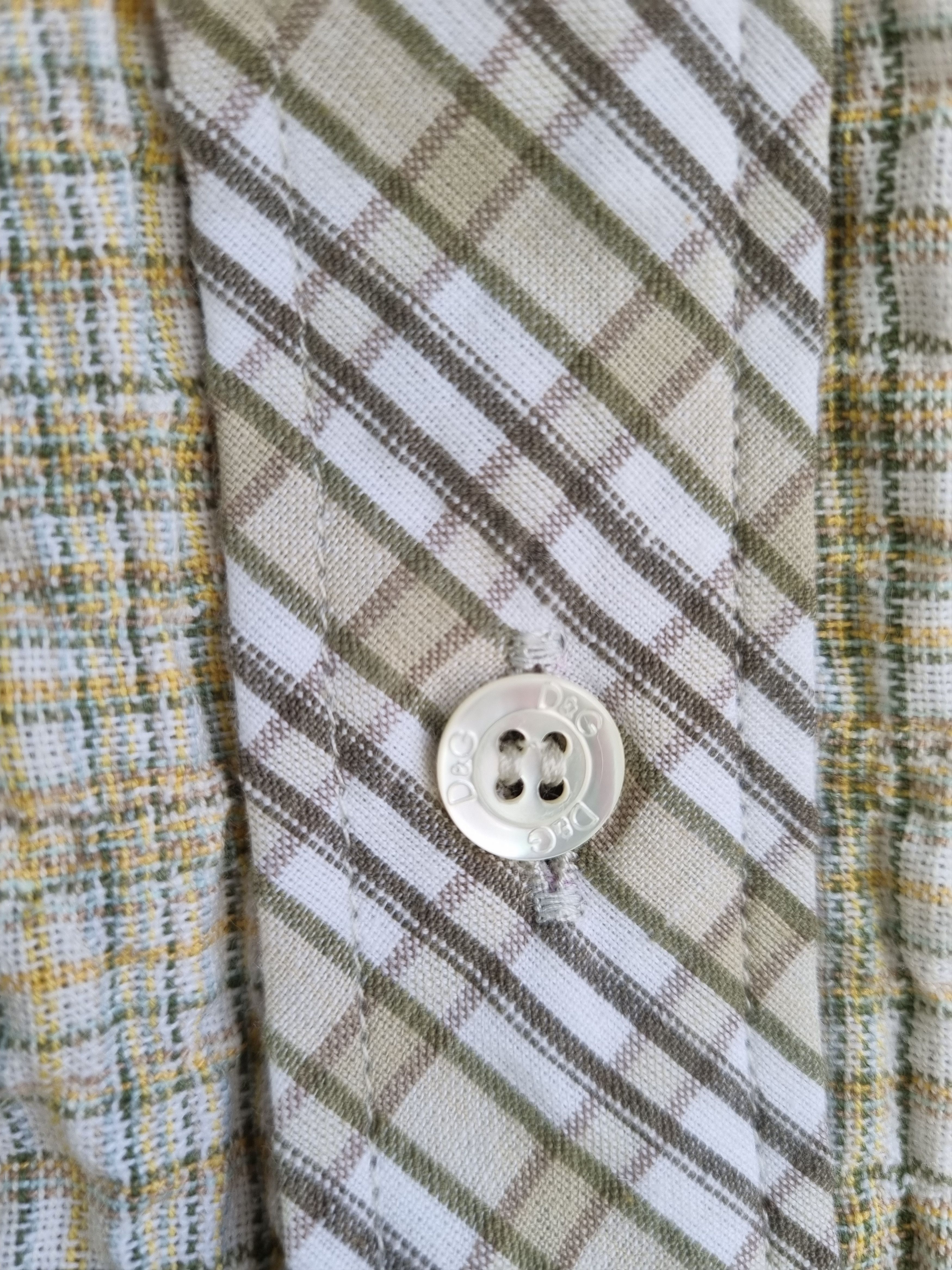 Dolce & Gabbana × Seditionaries NWT Dolce Gabbana Plaid Splay Fabric Camicia Shirt Size US M / EU 48-50 / 2 - 13 Thumbnail