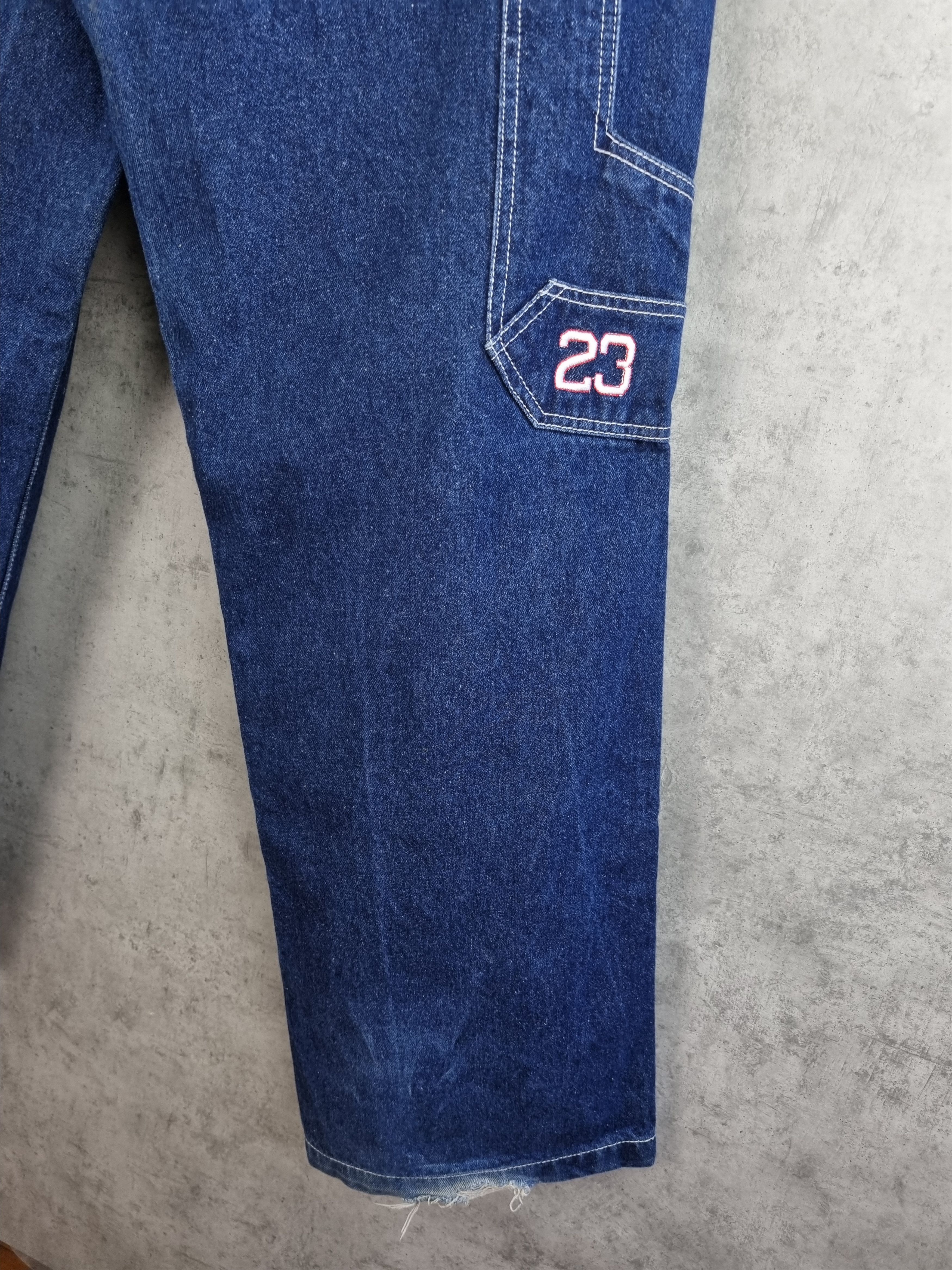Karl Kani × Vintage Karl Kani Baggy Jeans with Embroidered Logo Size US 37 - 10 Thumbnail