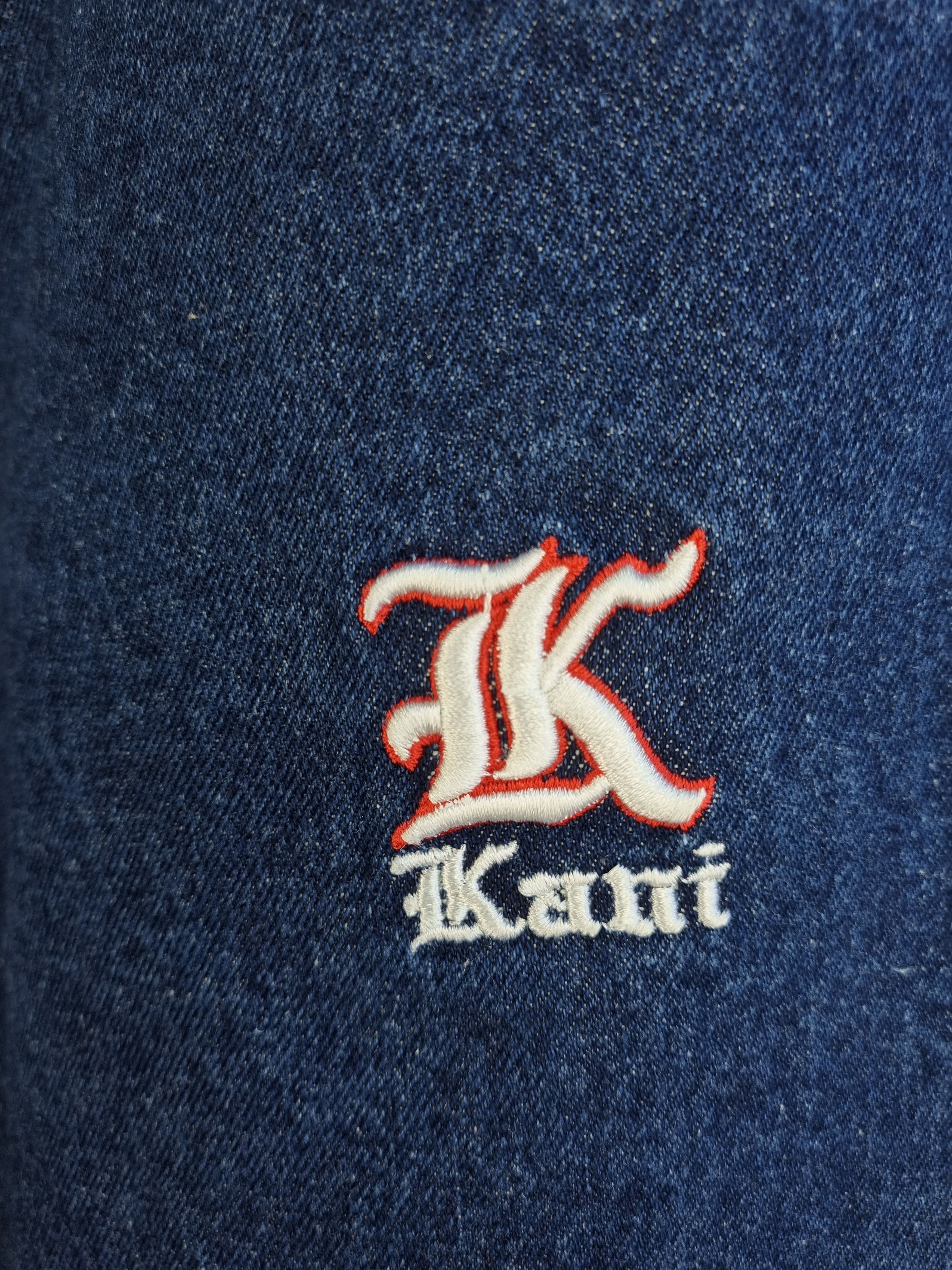 Karl Kani × Vintage Karl Kani Baggy Jeans with Embroidered Logo Size US 37 - 8 Thumbnail