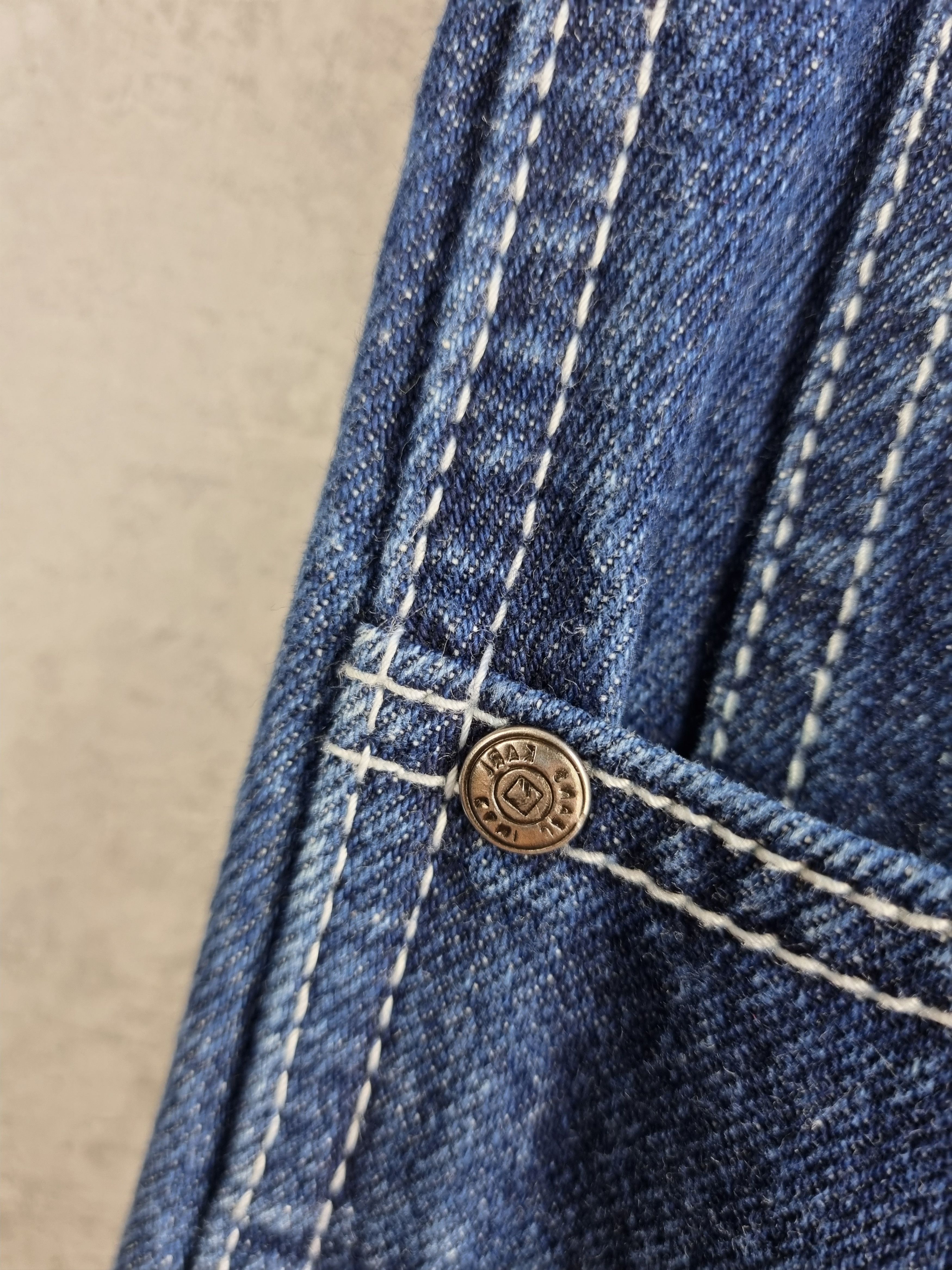 Karl Kani × Vintage Karl Kani Baggy Jeans with Embroidered Logo Size US 37 - 12 Thumbnail