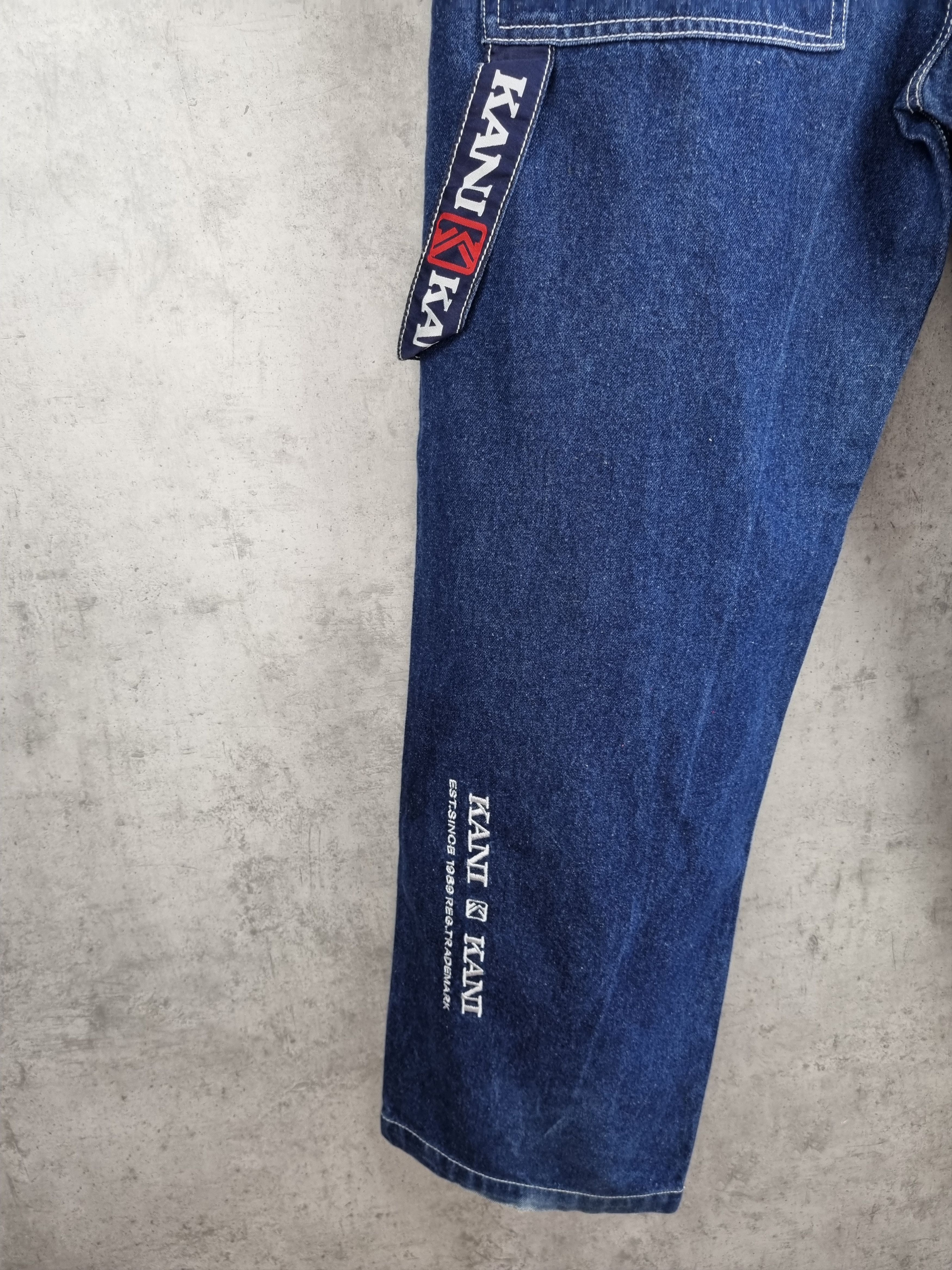 Karl Kani × Vintage Karl Kani Baggy Jeans with Embroidered Logo Size US 37 - 11 Thumbnail