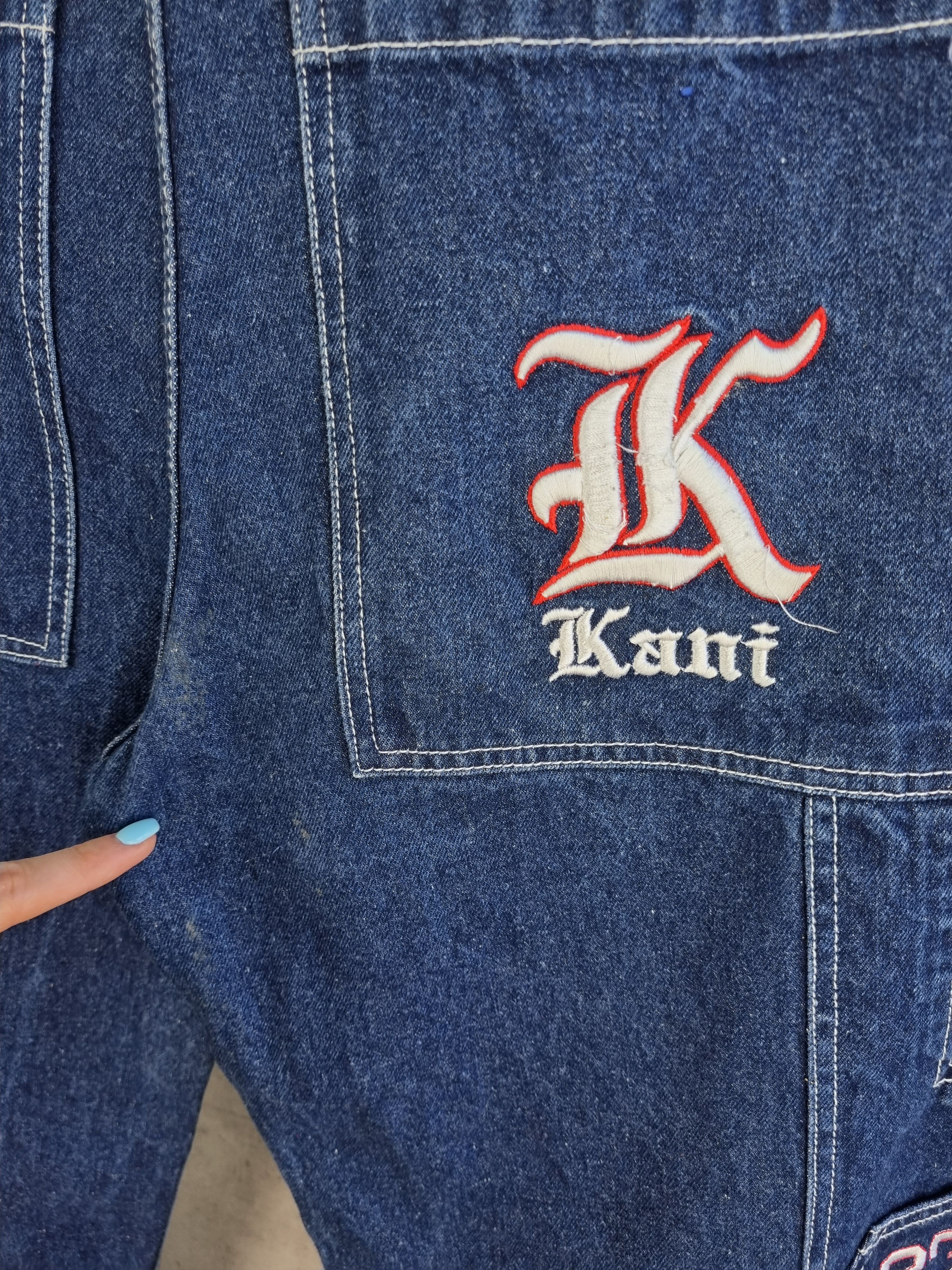 Karl Kani × Vintage Karl Kani Baggy Jeans with Embroidered Logo Size US 37 - 7 Thumbnail