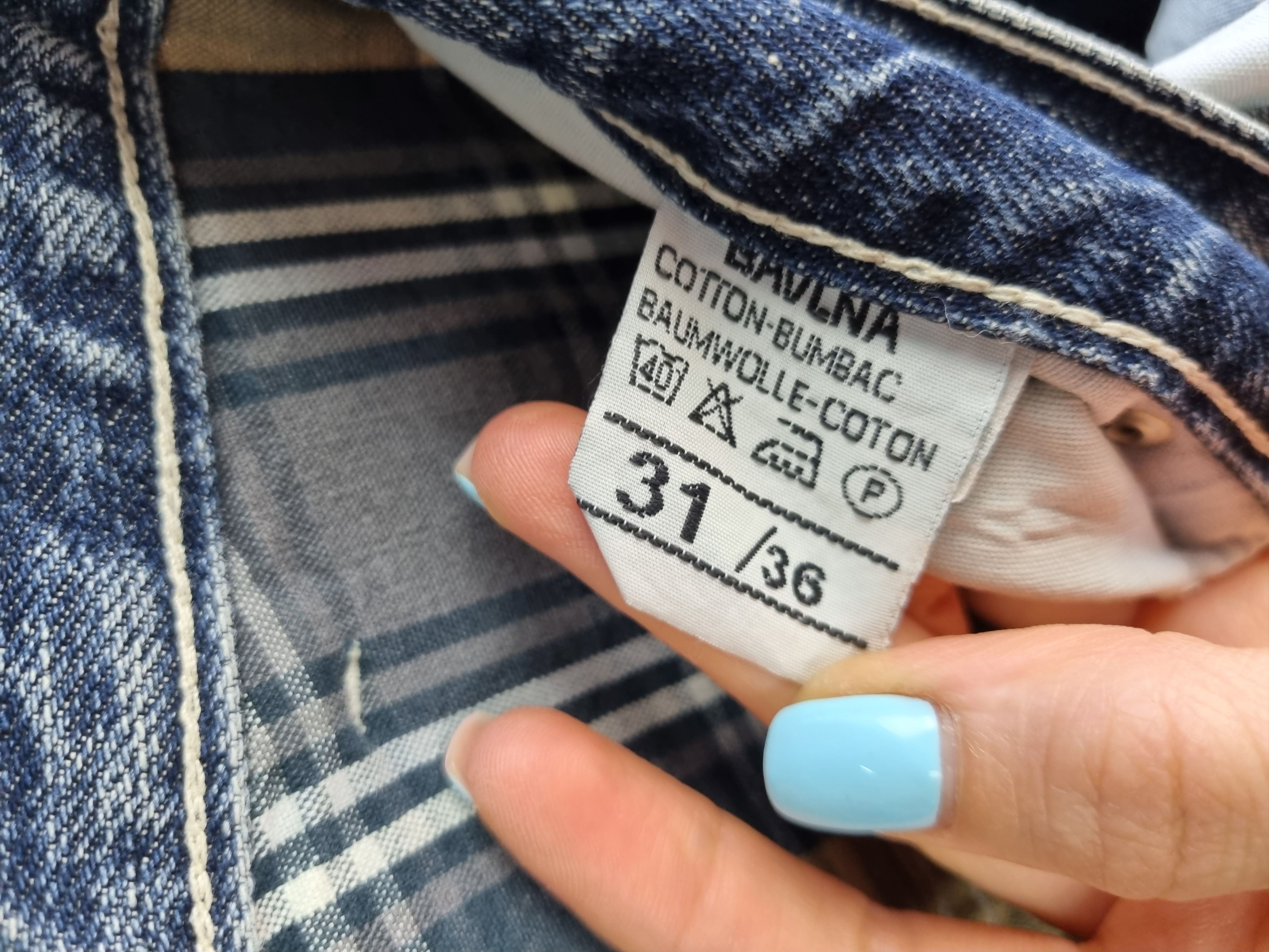 Jet Lag × Seditionaries Cowboy Double Knees Plaid Denim Jeans Size US 31 - 5 Thumbnail