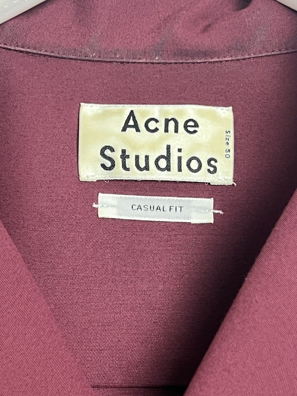 Acne Studios Otello Tessi Camp Collar Shirt Size US M / EU 48-50 / 2 - 5 Thumbnail