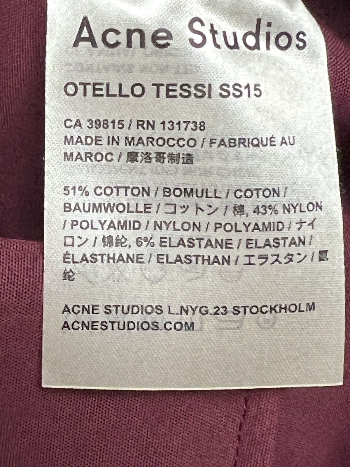 Acne Studios Otello Tessi Camp Collar Shirt Size US M / EU 48-50 / 2 - 6 Thumbnail
