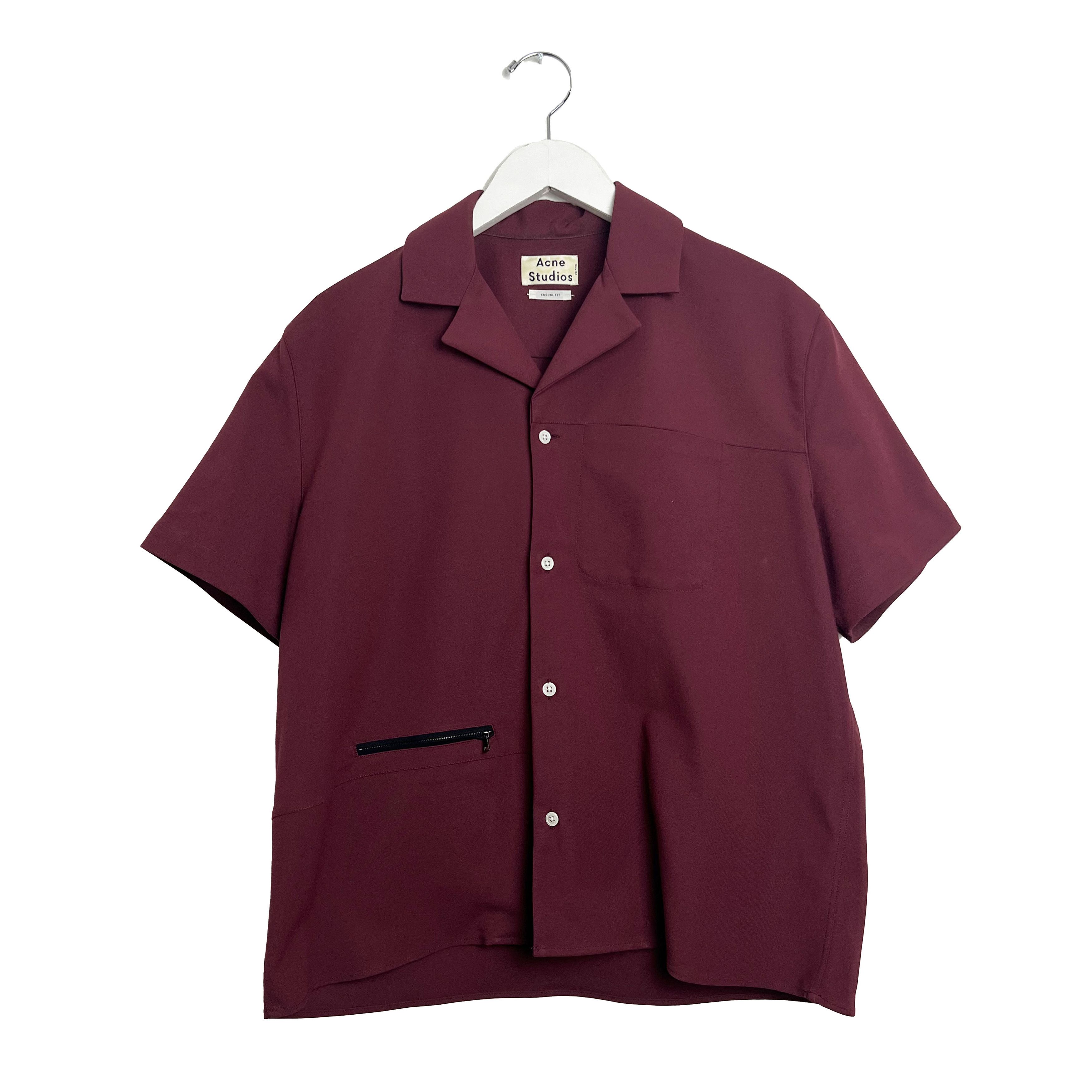 Acne Studios Otello Tessi Camp Collar Shirt Size US M / EU 48-50 / 2 - 1 Thumbnail