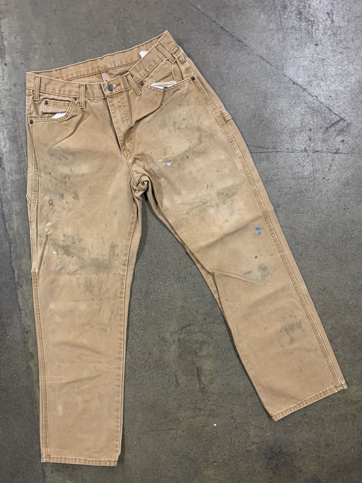 Dickies × Vintage Vintage Dickies Canvas Pants with Painters Loop Size US 37 - 1 Thumbnail