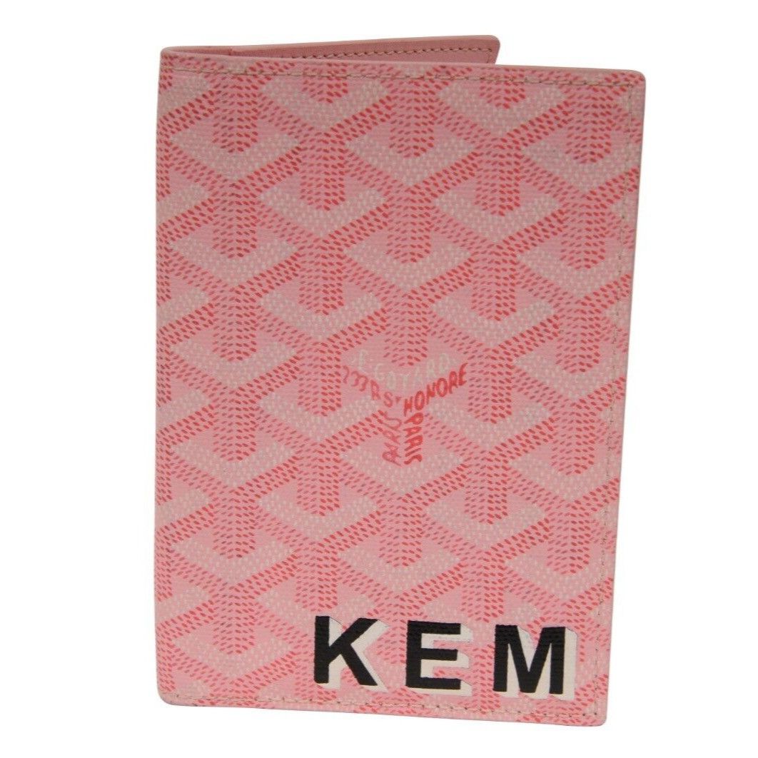 Goyard Grenelle Passport Holder Pink Travel Wallet I.D Card - 01813 Size ONE SIZE - 9 Thumbnail