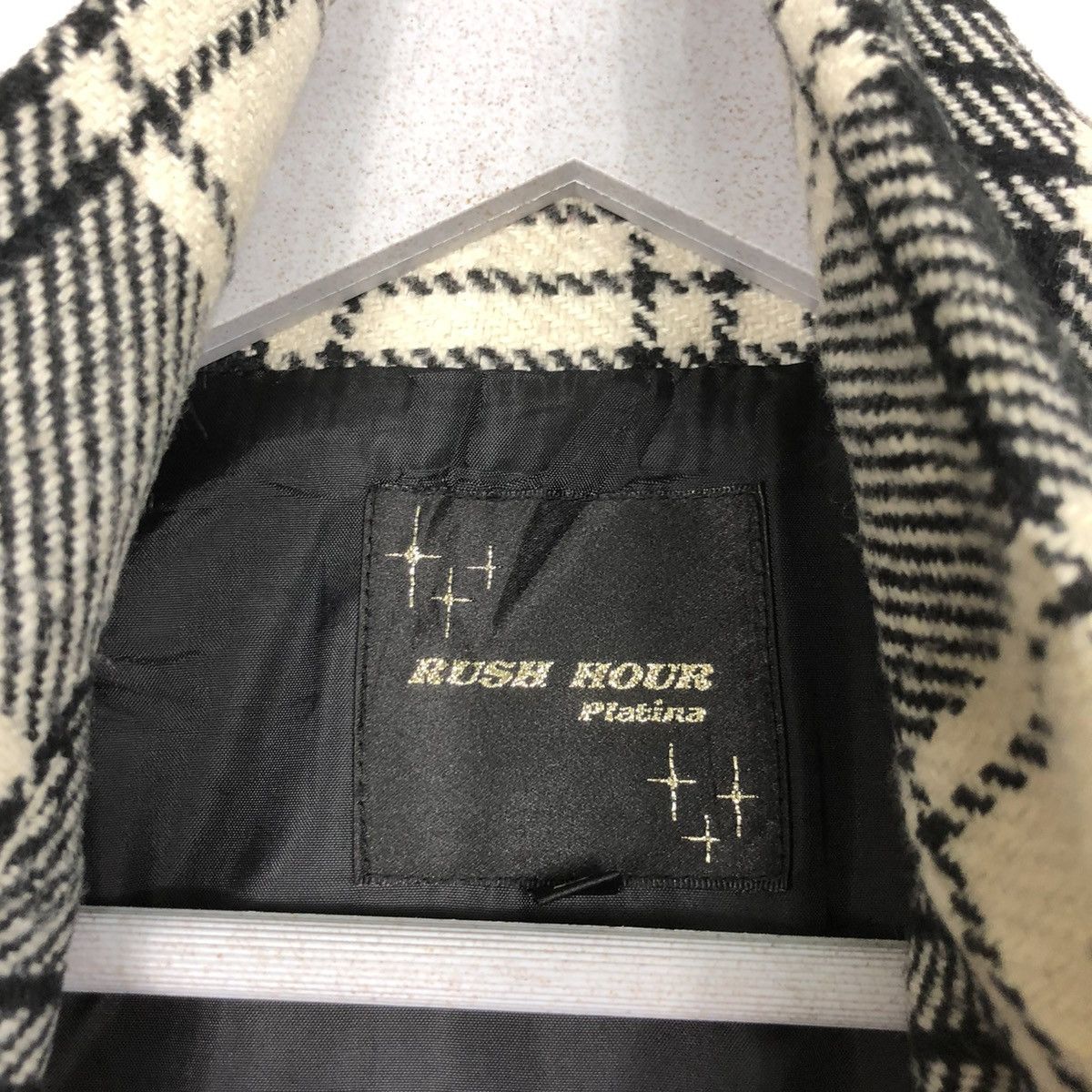 Hysteric Glamour × Japanese Brand 💥JAPAN RUSH HOUR PLATINA TARTAN DOUBLE COLLAR JACKET Size S / US 4 / IT 40 - 10 Thumbnail