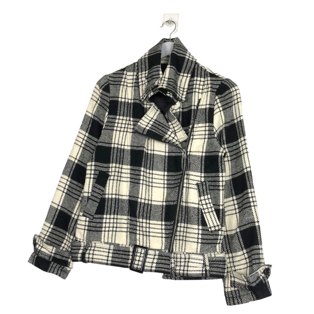 Hysteric Glamour × Japanese Brand 💥JAPAN RUSH HOUR PLATINA TARTAN DOUBLE COLLAR JACKET Size S / US 4 / IT 40 - 2 Thumbnail