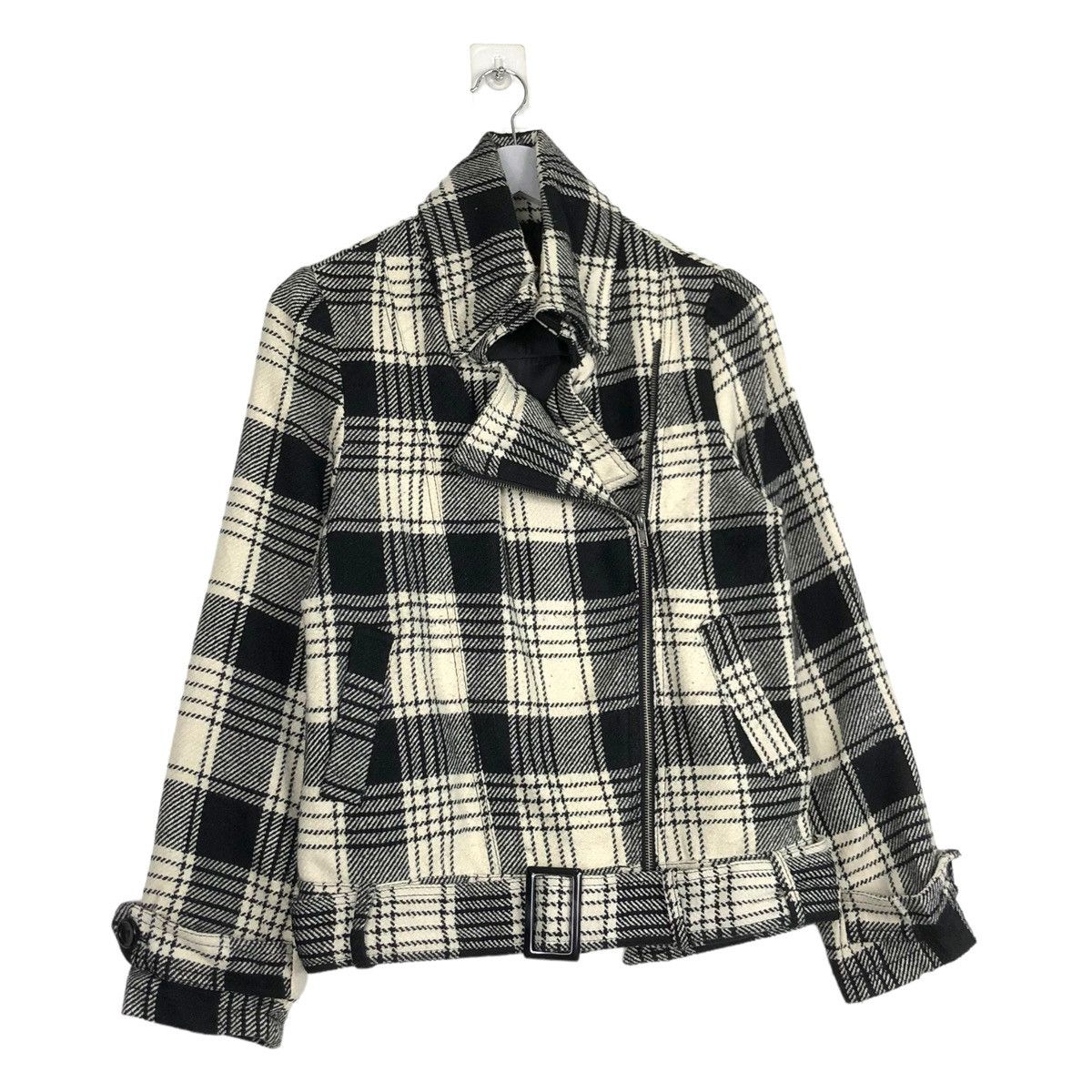 Hysteric Glamour × Japanese Brand 💥JAPAN RUSH HOUR PLATINA TARTAN DOUBLE COLLAR JACKET Size S / US 4 / IT 40 - 3 Thumbnail