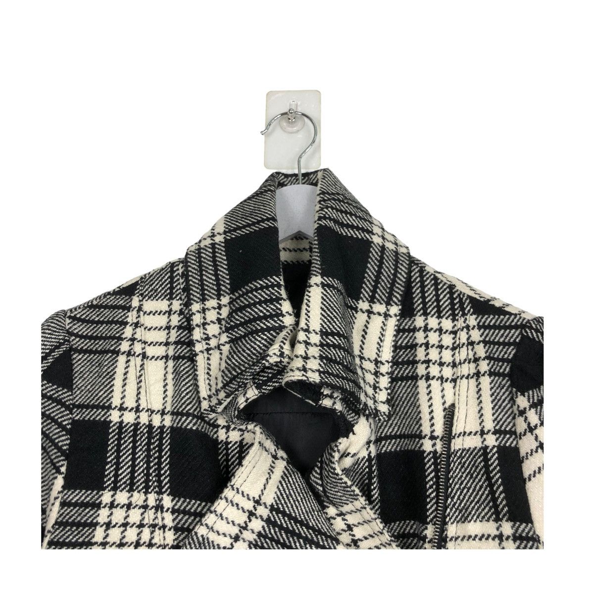 Hysteric Glamour × Japanese Brand 💥JAPAN RUSH HOUR PLATINA TARTAN DOUBLE COLLAR JACKET Size S / US 4 / IT 40 - 4 Thumbnail