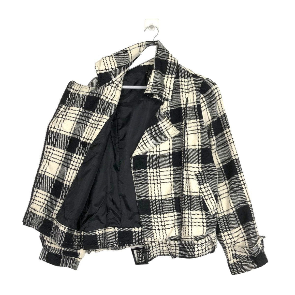 Hysteric Glamour × Japanese Brand 💥JAPAN RUSH HOUR PLATINA TARTAN DOUBLE COLLAR JACKET Size S / US 4 / IT 40 - 8 Thumbnail