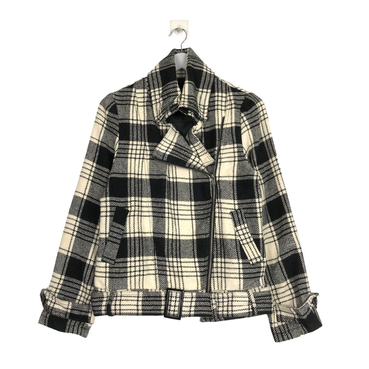 Hysteric Glamour × Japanese Brand 💥JAPAN RUSH HOUR PLATINA TARTAN DOUBLE COLLAR JACKET Size S / US 4 / IT 40 - 1 Thumbnail