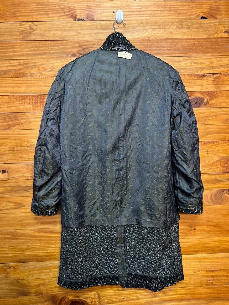 Japanese Brand ELEGANCE WOOL COAT WOMENS Size L / US 10 / IT 46 - 13 Thumbnail