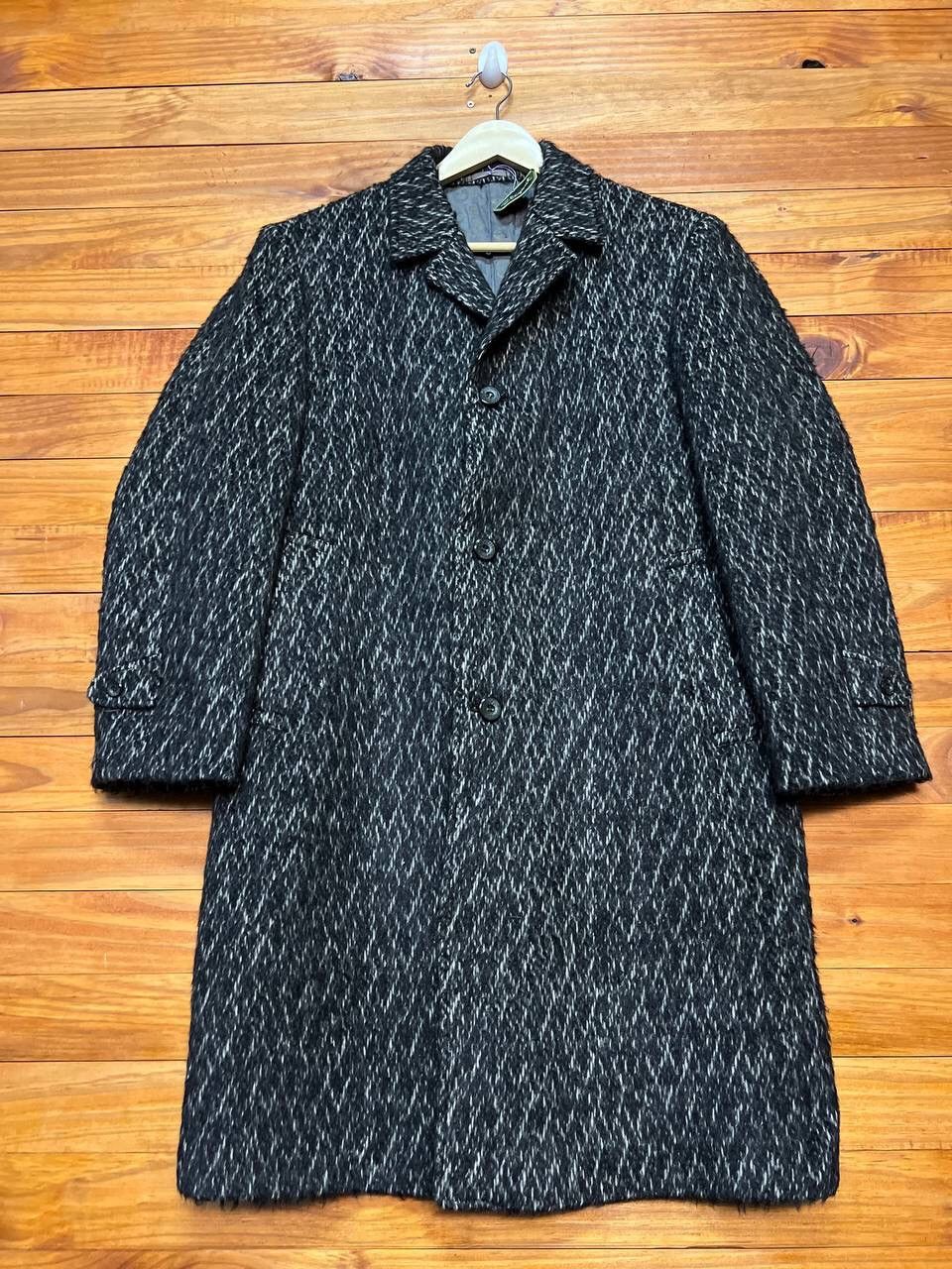 Japanese Brand ELEGANCE WOOL COAT WOMENS Size L / US 10 / IT 46 - 4 Thumbnail