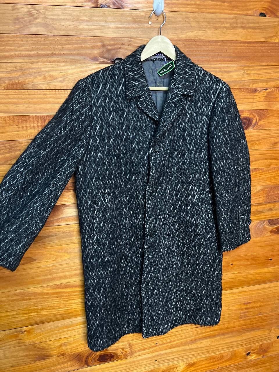 Japanese Brand ELEGANCE WOOL COAT WOMENS Size L / US 10 / IT 46 - 5 Thumbnail