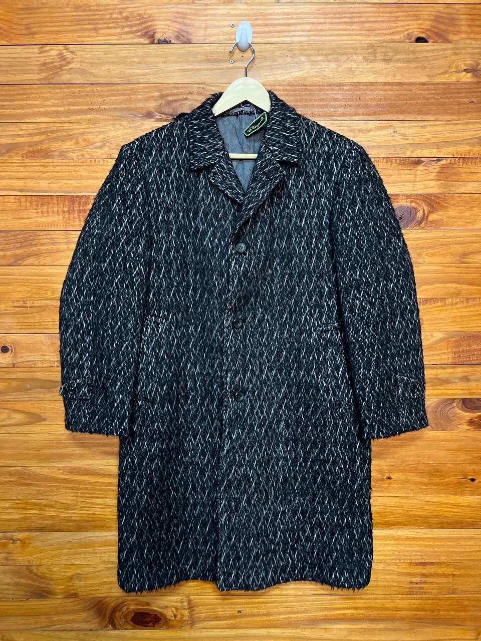 Japanese Brand ELEGANCE WOOL COAT WOMENS Size L / US 10 / IT 46 - 1 Thumbnail