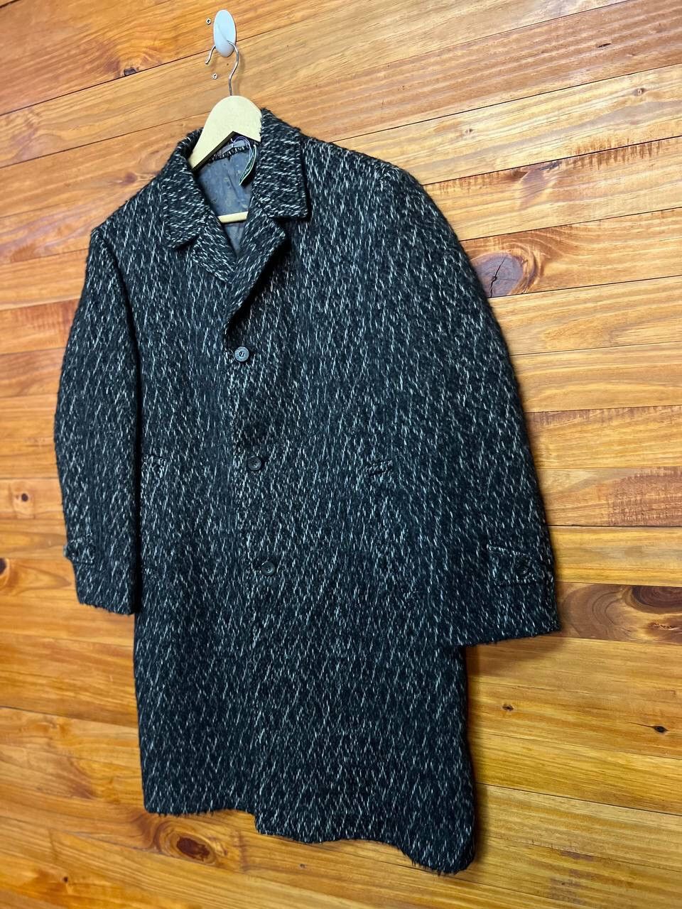 Japanese Brand ELEGANCE WOOL COAT WOMENS Size L / US 10 / IT 46 - 3 Thumbnail