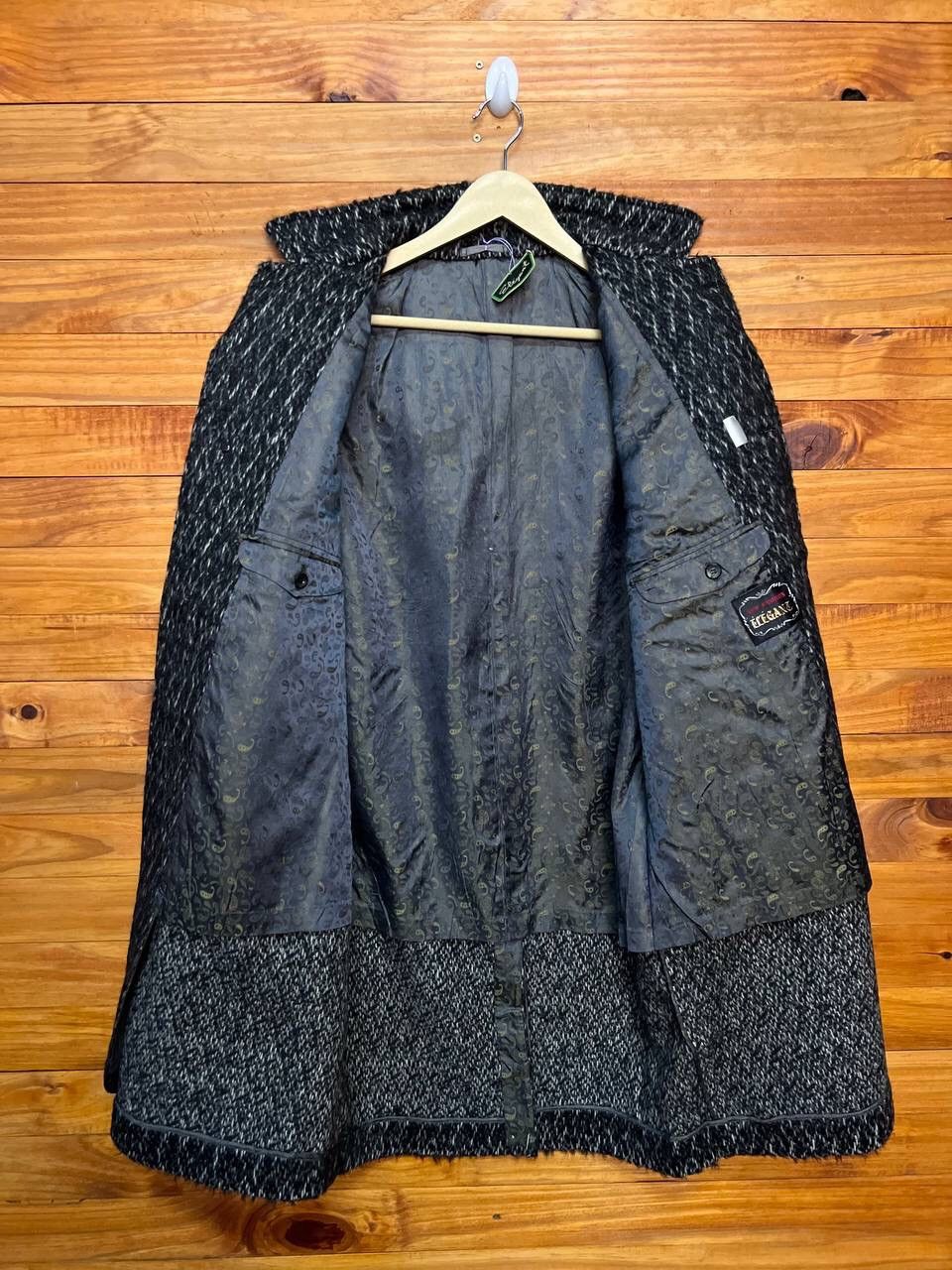 Japanese Brand ELEGANCE WOOL COAT WOMENS Size L / US 10 / IT 46 - 9 Thumbnail