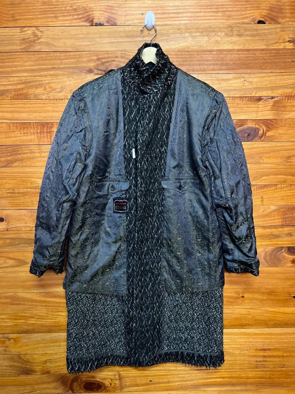 Japanese Brand ELEGANCE WOOL COAT WOMENS Size L / US 10 / IT 46 - 10 Thumbnail