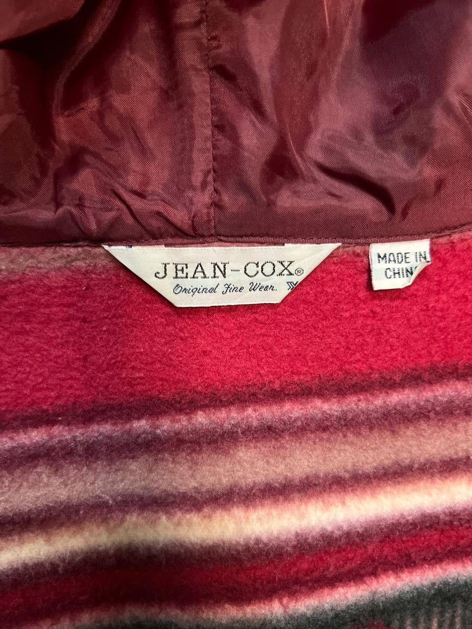 Japanese Brand JEAN-COX NATIVE DESIGN WOOL HOODED JACKET Size US M / EU 48-50 / 2 - 10 Thumbnail