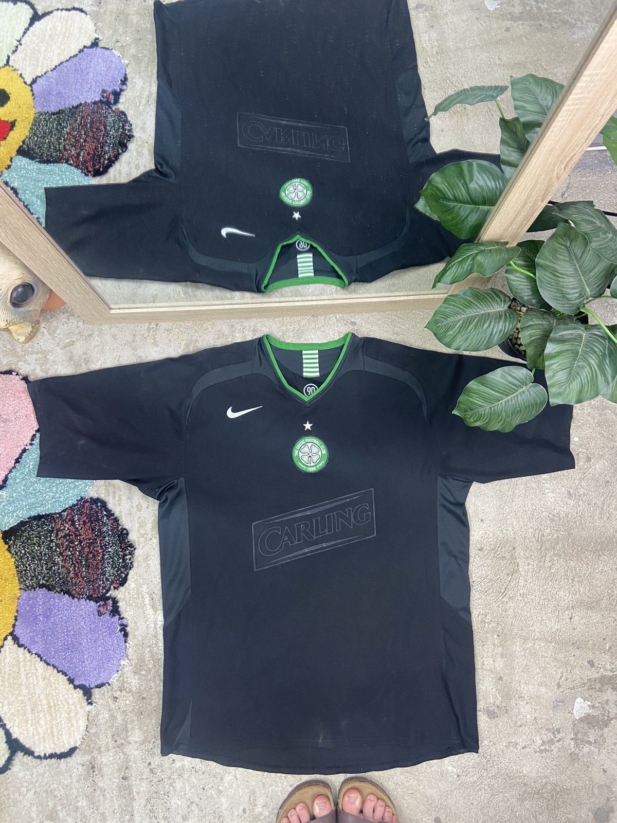 Nike 1990s CELTICS JERSEY NIKE SWOOSH FOOTBALL TEE Size US M / EU 48-50 / 2 - 1 Thumbnail