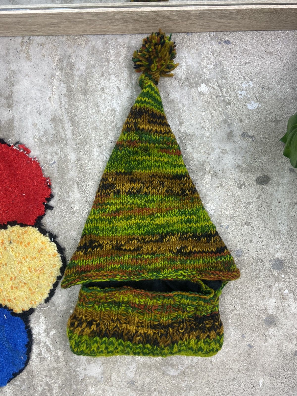 Vintage HAND MADE IN NEPAL DWARF HAT Size ONE SIZE - 2 Thumbnail