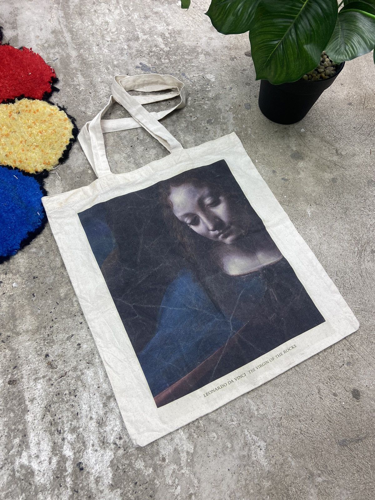 Vintage THE NATIONAL GALERY DA VINCI Y2K VINTAGE TOTE BAG - № 6049 Size ONE SIZE - 1 Thumbnail