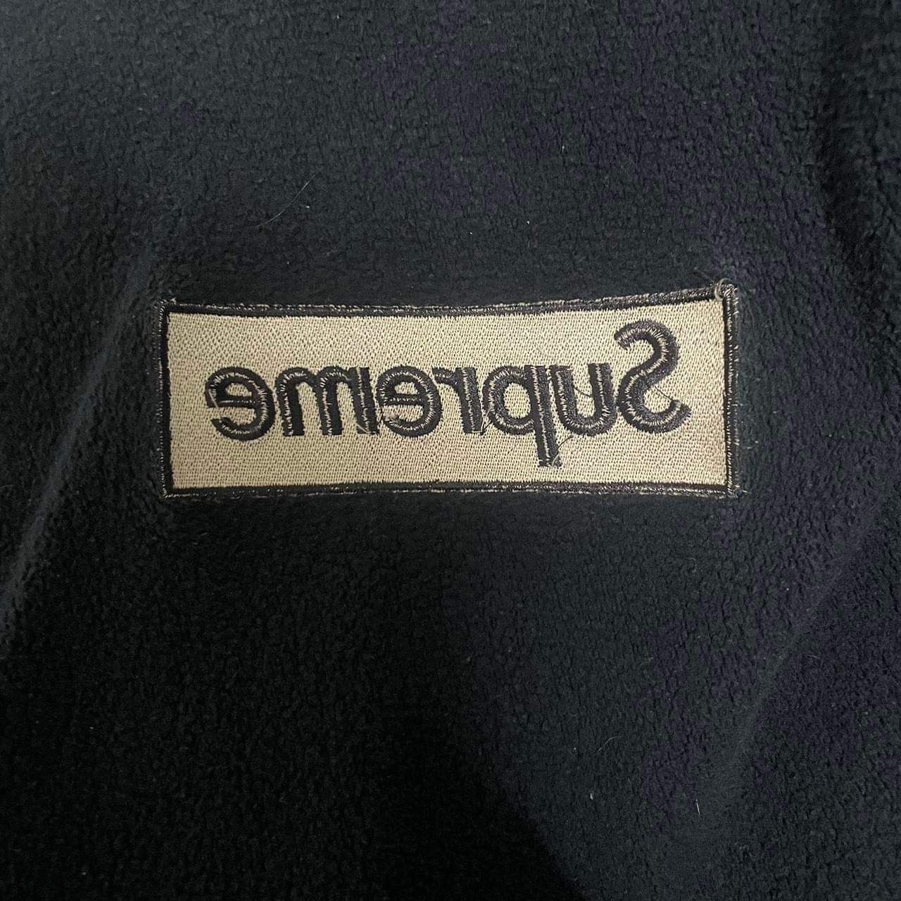 Supreme Navy Tonal Box Logo Hoodie
