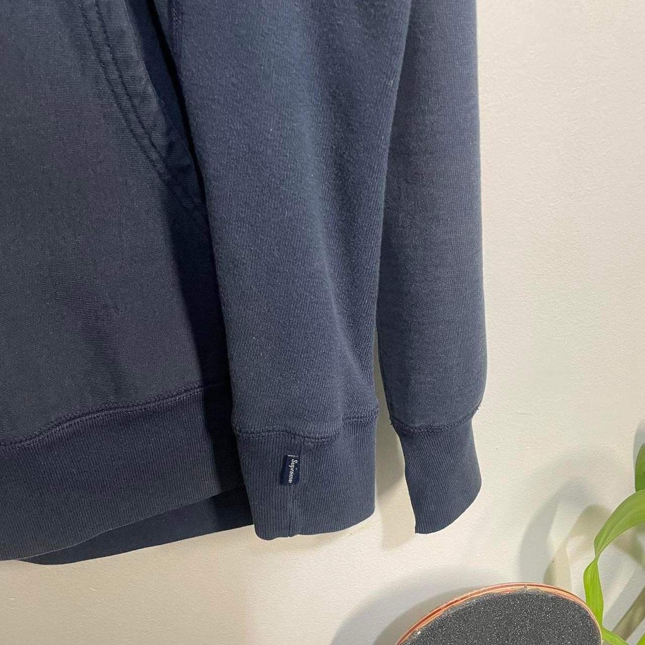 Supreme Supreme Navy Tonal Box Logo Hoodie Size US XL / EU 56 / 4 - 8 Thumbnail