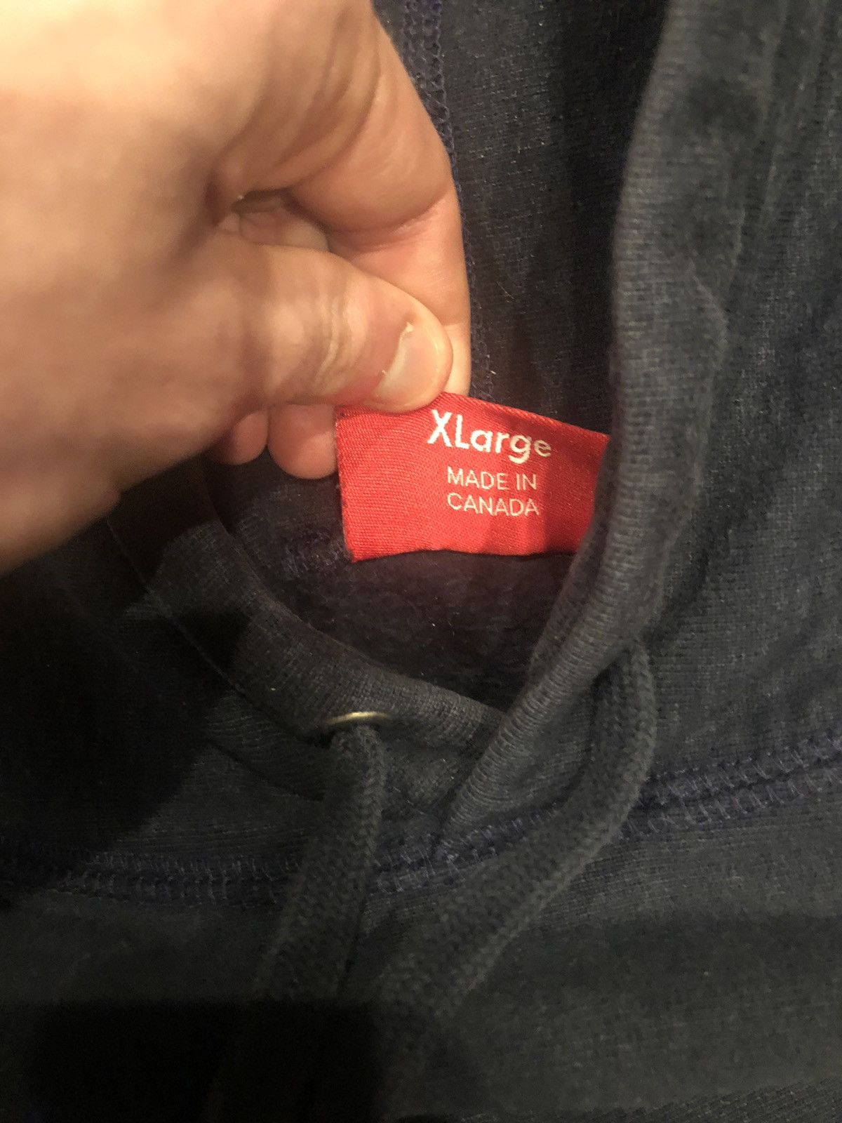 Supreme Supreme Navy Tonal Box Logo Hoodie Size US XL / EU 56 / 4 - 7 Thumbnail