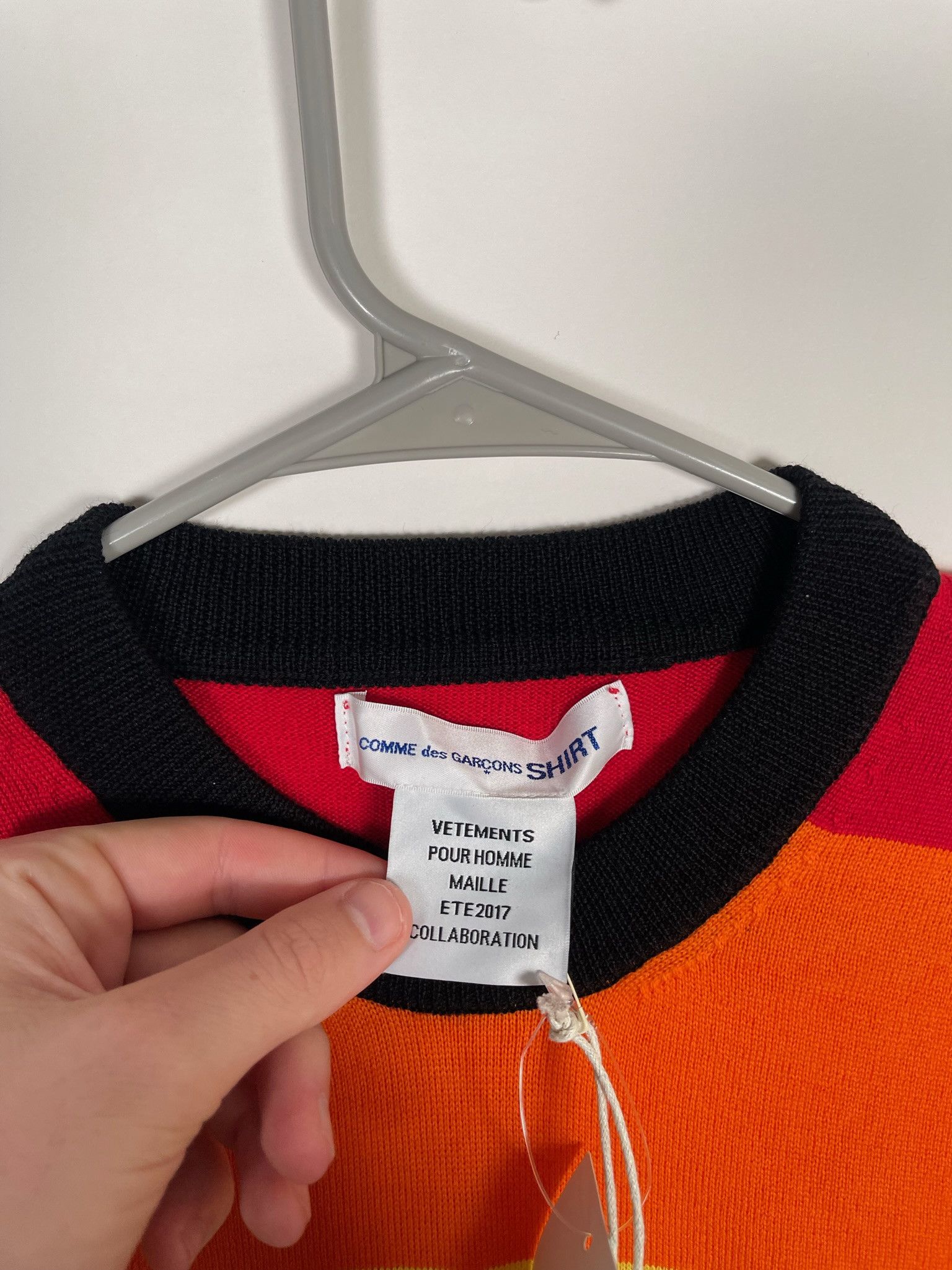 Comme des Garcons × Vetements 🚭OG DEMNA GRAIL🚭Fall/Winter 2017 CDG Gay Knit Sweater Size US S / EU 44-46 / 1 - 3 Thumbnail