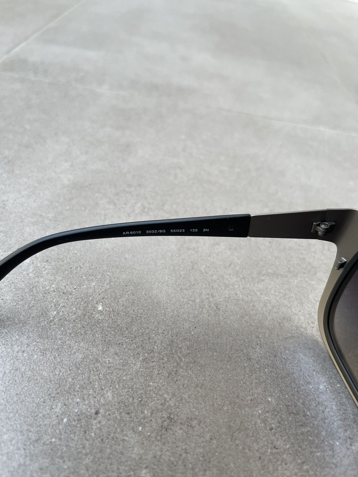 Emporio Armani Giorgio Armani AR6010 3032/8G Black Silver Sunglasses Size ONE SIZE - 8 Thumbnail