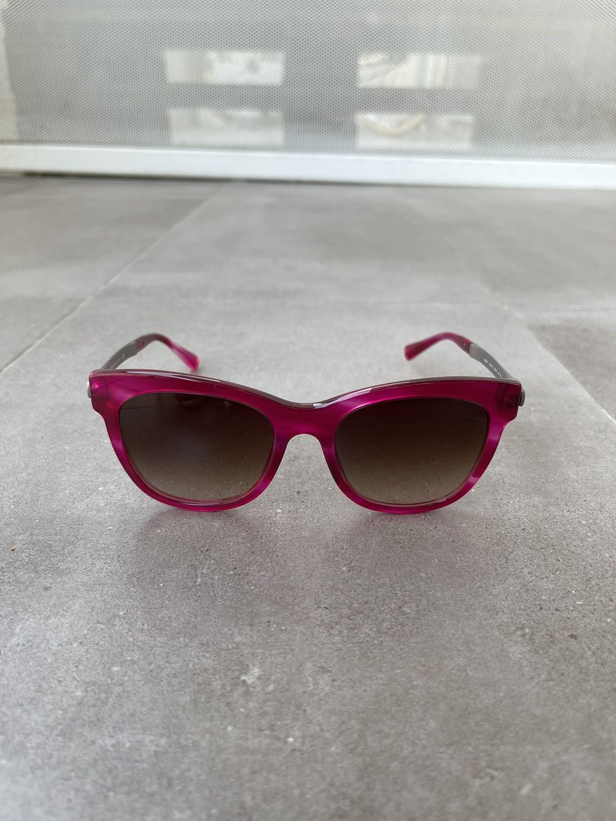 Emporio Armani Giorgio Armani AR8011 5182/13 Pink Silver Cat EyesSunglasses Size ONE SIZE - 2 Thumbnail