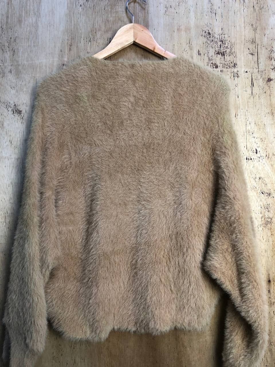 Aran Isles Knitwear GRL Japan Fur Mohair Baggy Shaggy Knit Sweater #4492 Size XL / US 12-14 / IT 48-50 - 5 Thumbnail