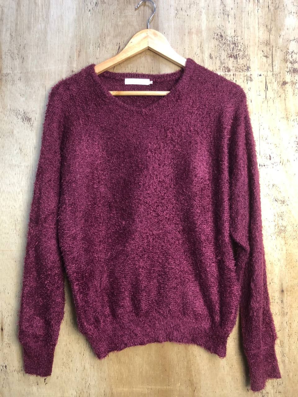 Homespun Knitwear C.Raffine Fur Mohair Baggy Shag Shaggy Knit Sweater #4512 Size L / US 10 / IT 46 - 1 Thumbnail