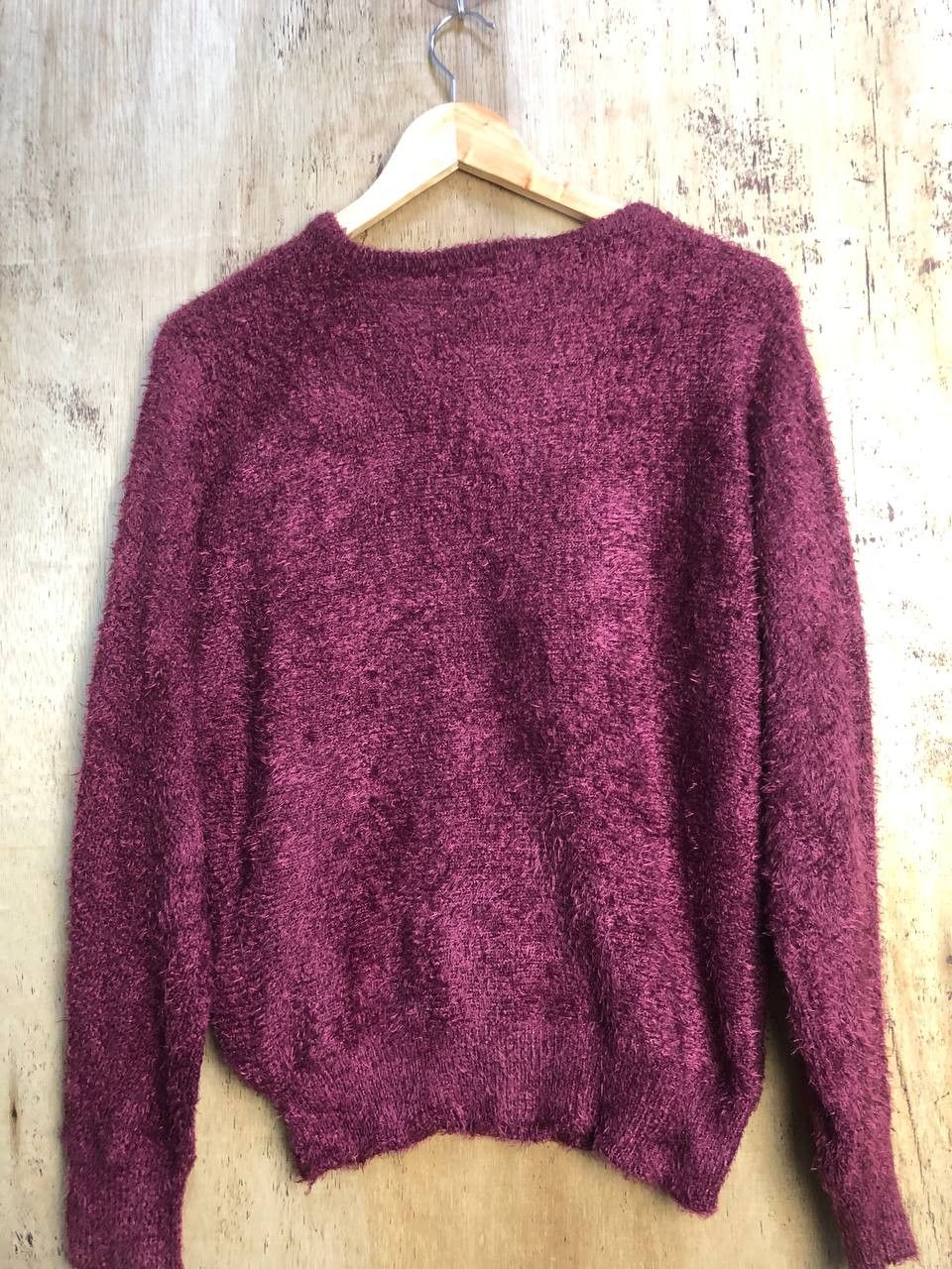 Homespun Knitwear C.Raffine Fur Mohair Baggy Shag Shaggy Knit Sweater #4512 Size L / US 10 / IT 46 - 5 Thumbnail