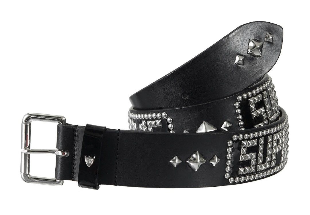 Supreme Supreme Hollywood Trading Company Studded Belt, Black (XL 