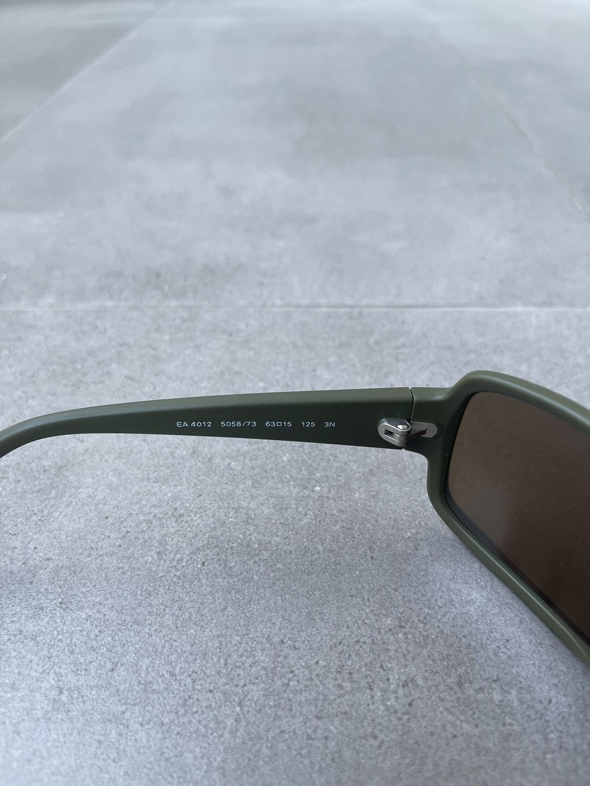 Emporio Armani Emporio Armani EA4012 5058/73 Swamp Racer Sunglasses Size ONE SIZE - 8 Thumbnail