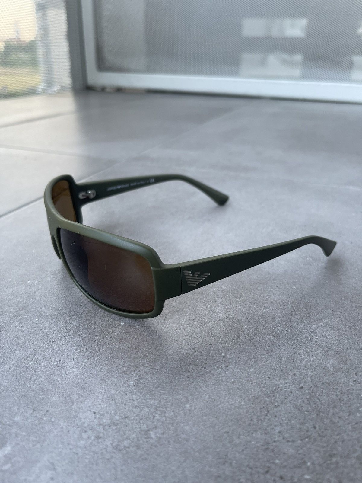 Emporio Armani Emporio Armani EA4012 5058/73 Swamp Racer Sunglasses Size ONE SIZE - 4 Thumbnail