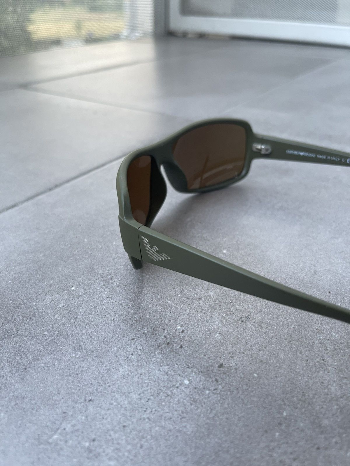Emporio Armani Emporio Armani EA4012 5058/73 Swamp Racer Sunglasses Size ONE SIZE - 5 Thumbnail