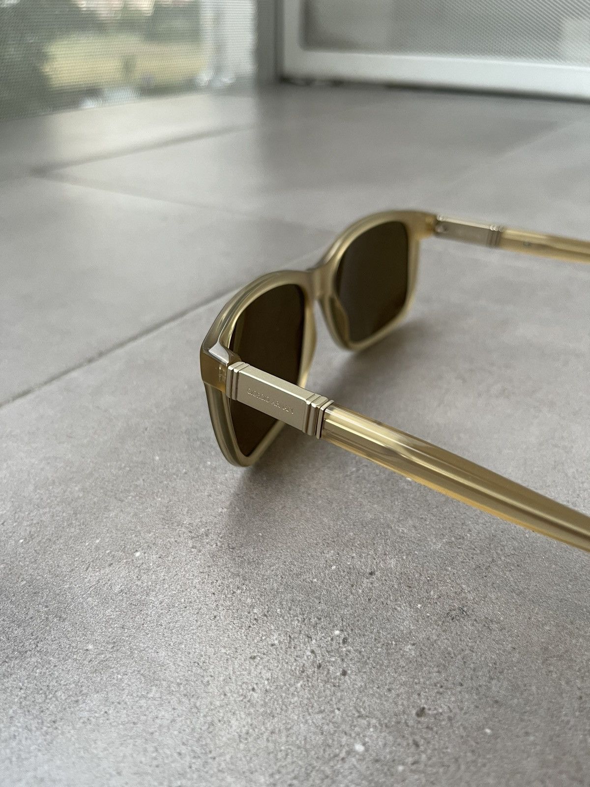 Armani × Emporio Armani × Giorgio Armani Giorgio Armani AR8016 5028/73 Yellow Transparent Sunglasses Size ONE SIZE - 5 Thumbnail