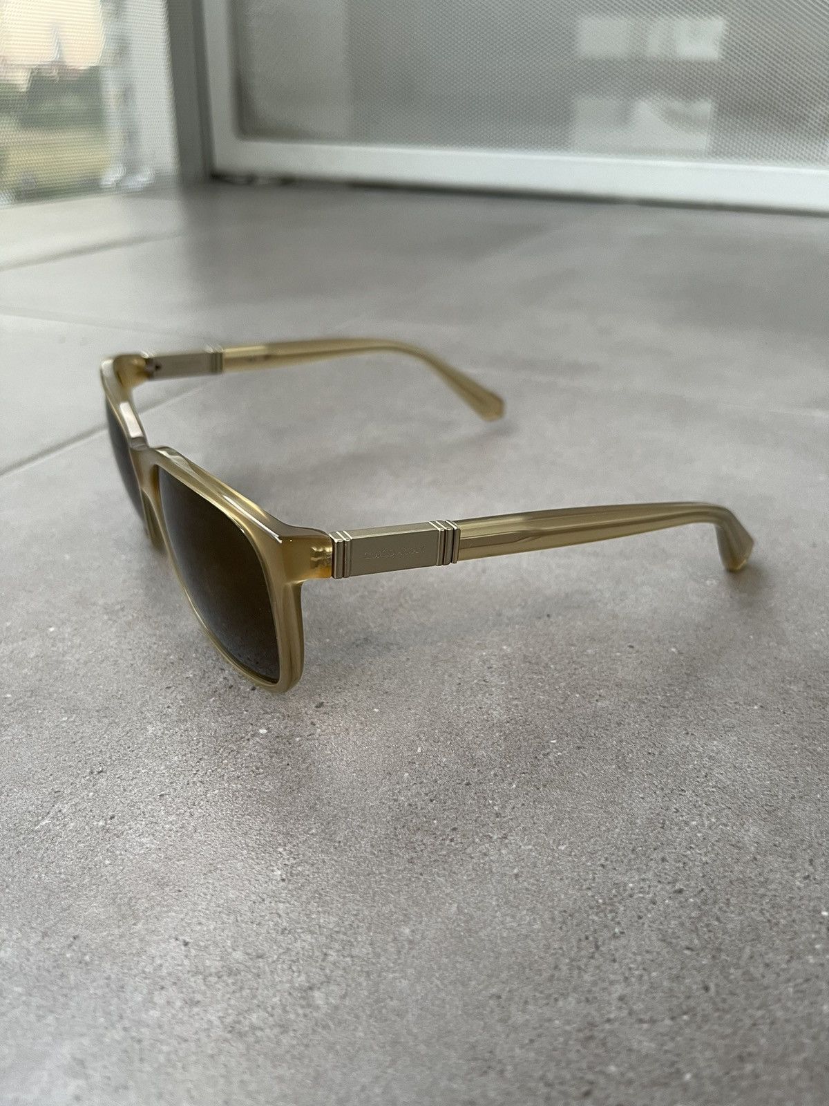 Armani × Emporio Armani × Giorgio Armani Giorgio Armani AR8016 5028/73 Yellow Transparent Sunglasses Size ONE SIZE - 4 Thumbnail