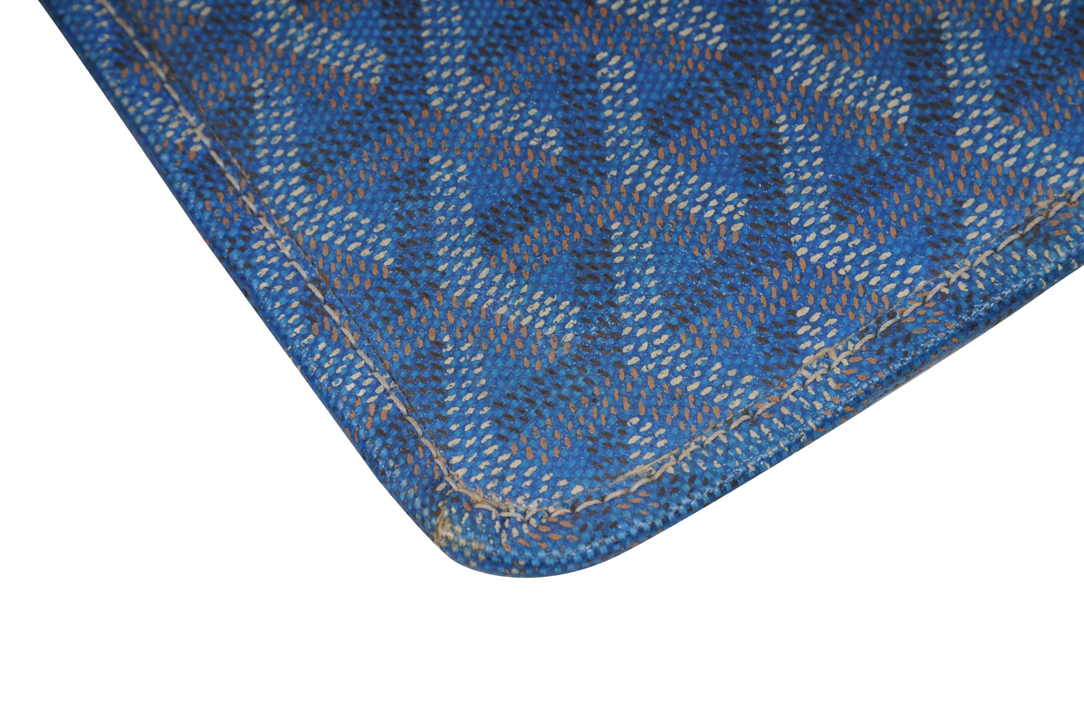Goyard Blue Pouch Folder File Carrying Case - 01817 Size ONE SIZE - 7 Thumbnail