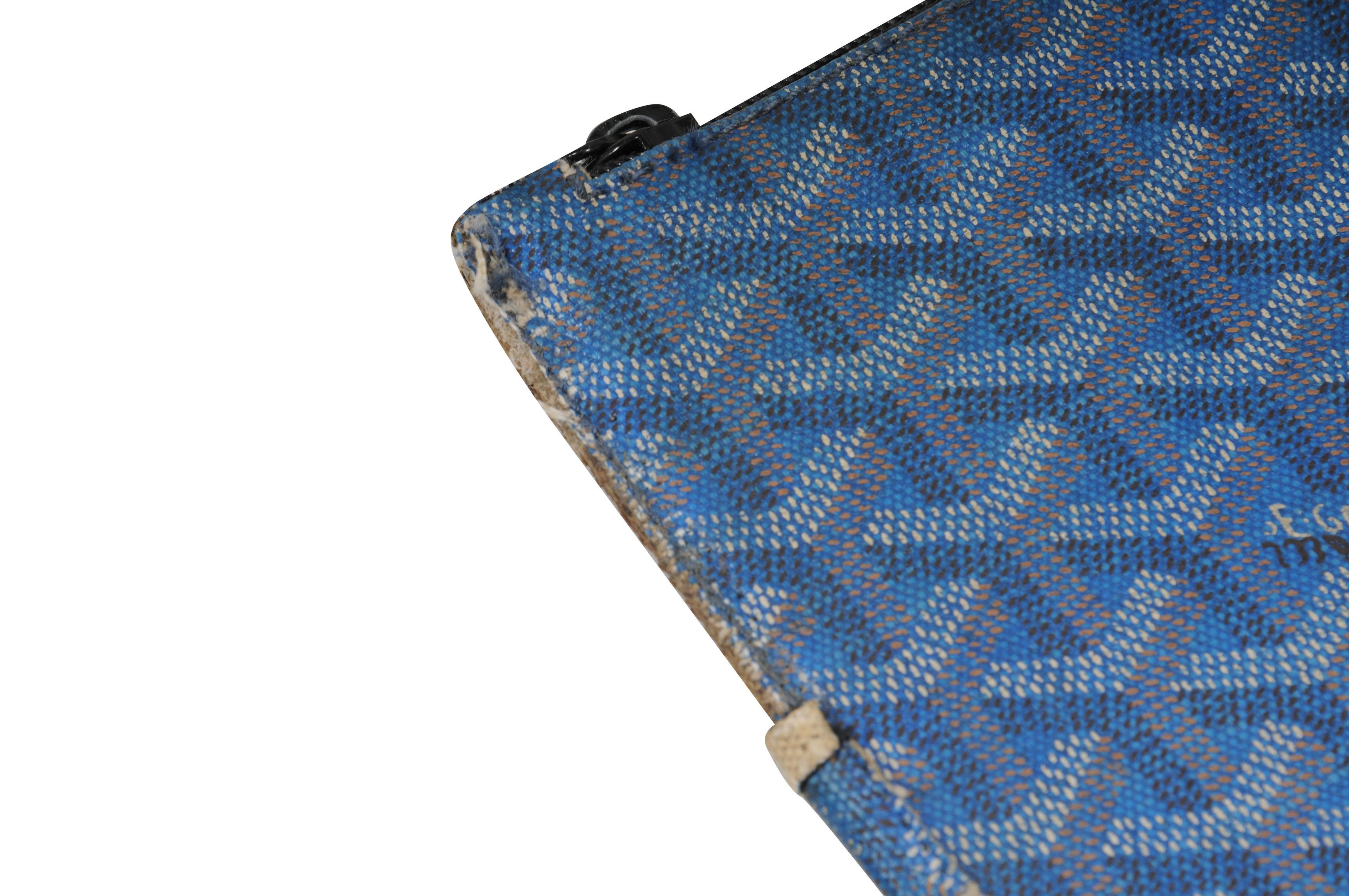 Goyard Blue Pouch Folder File Carrying Case - 01817 Size ONE SIZE - 4 Thumbnail