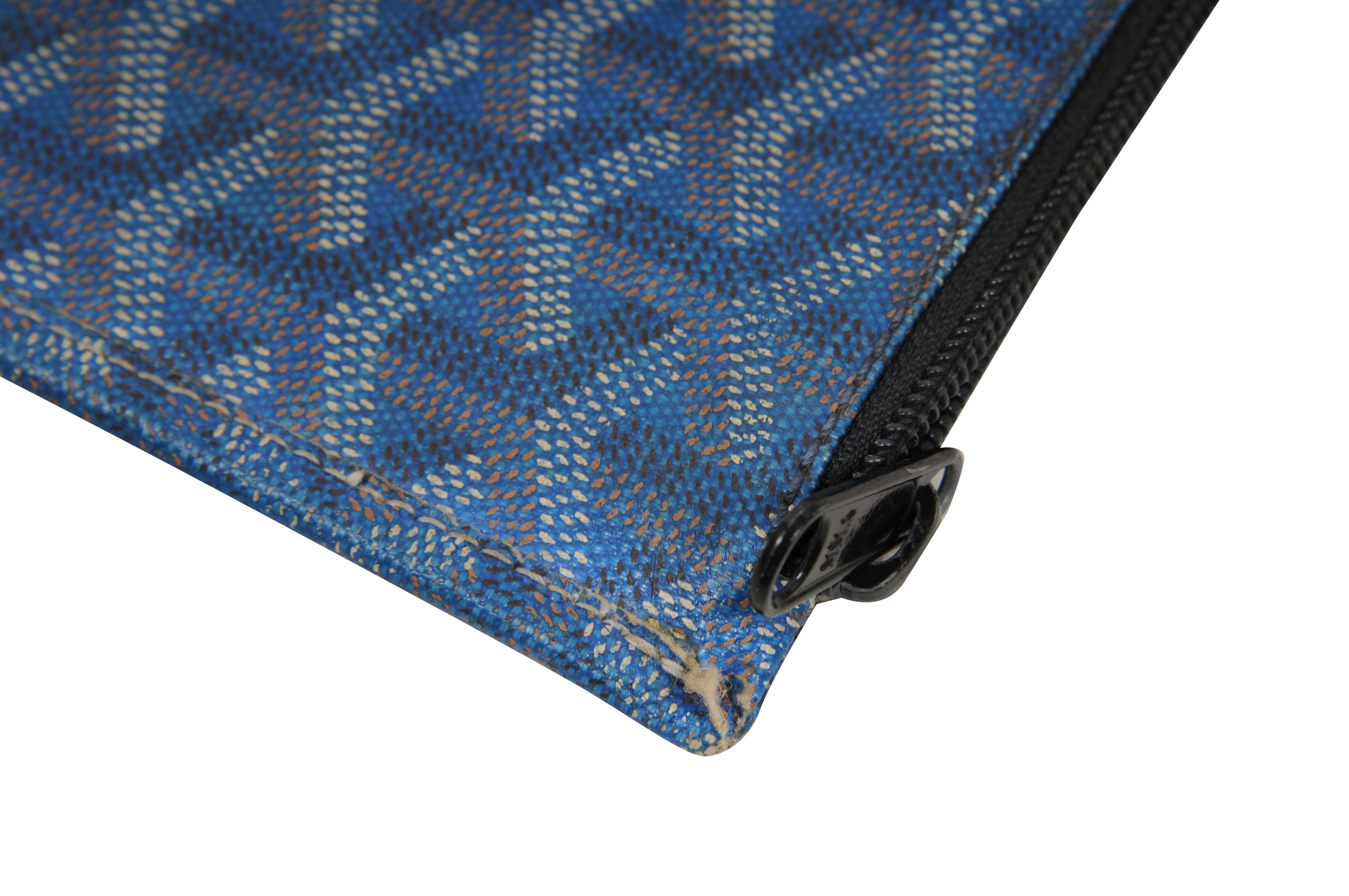 Goyard Blue Pouch Folder File Carrying Case - 01817 Size ONE SIZE - 8 Thumbnail