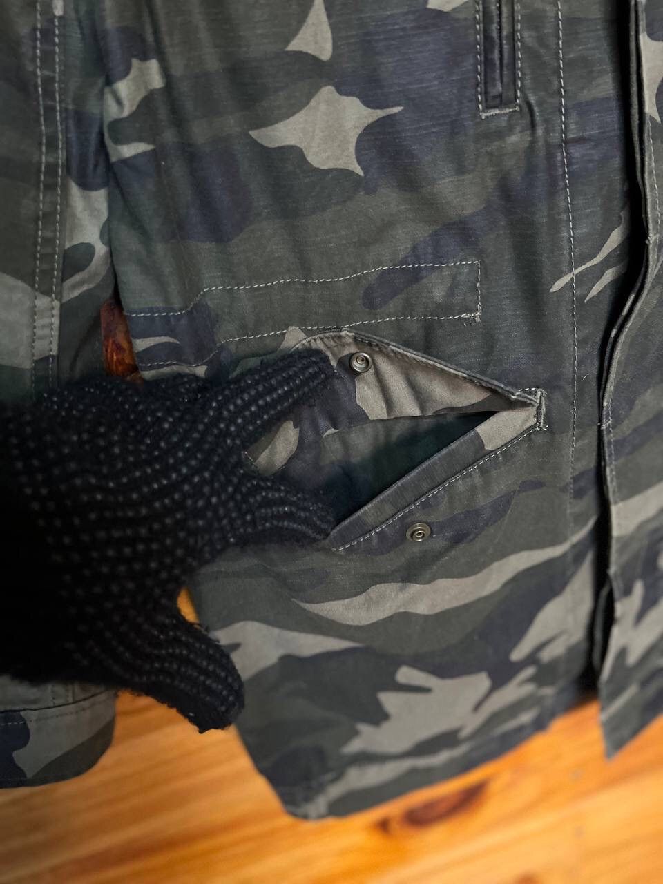 Japanese Brand BACK NUMBER CAMOUFLAGE JACKET Size US L / EU 52-54 / 3 - 4 Thumbnail