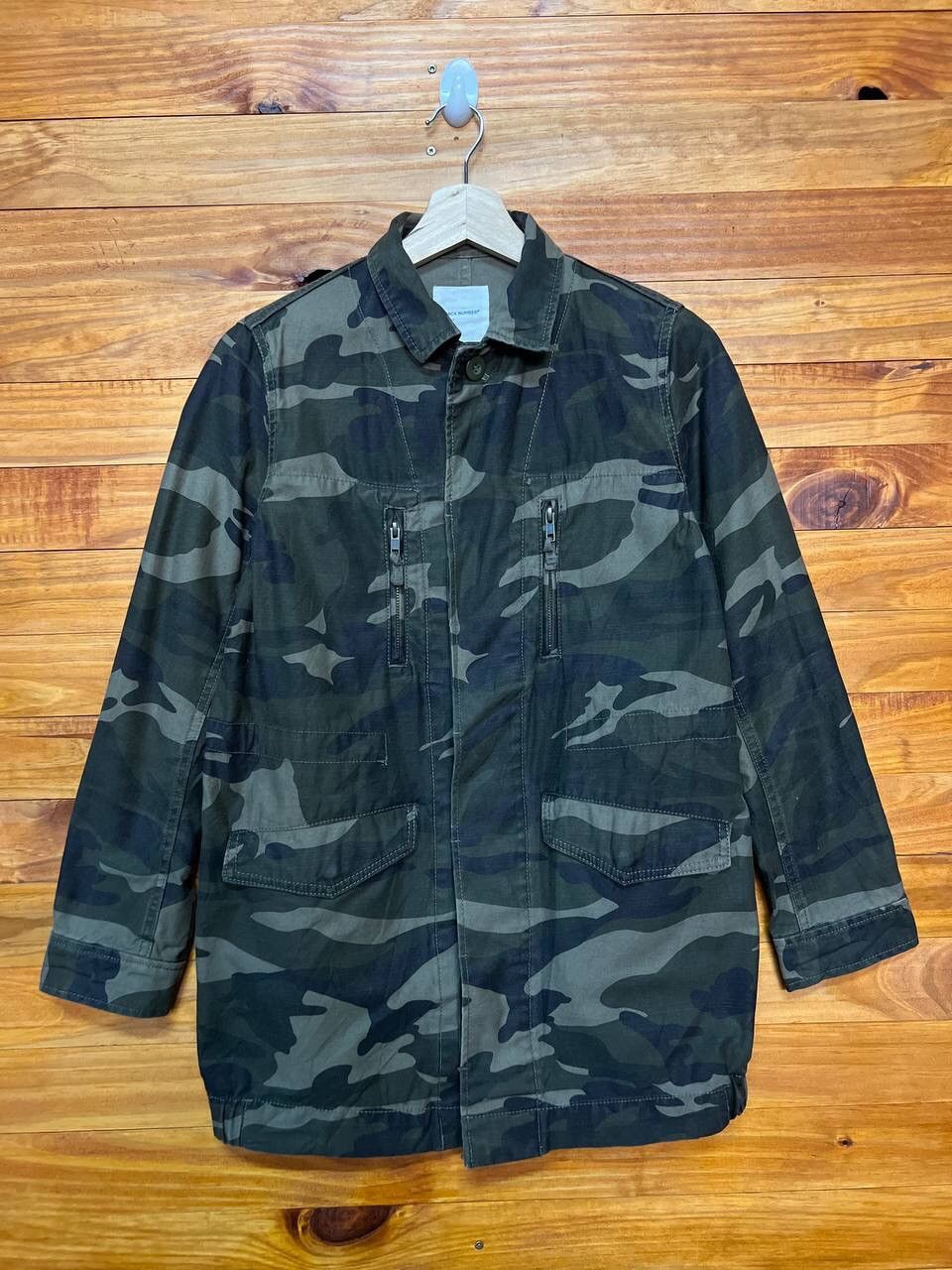 Japanese Brand BACK NUMBER CAMOUFLAGE JACKET Size US L / EU 52-54 / 3 - 1 Thumbnail